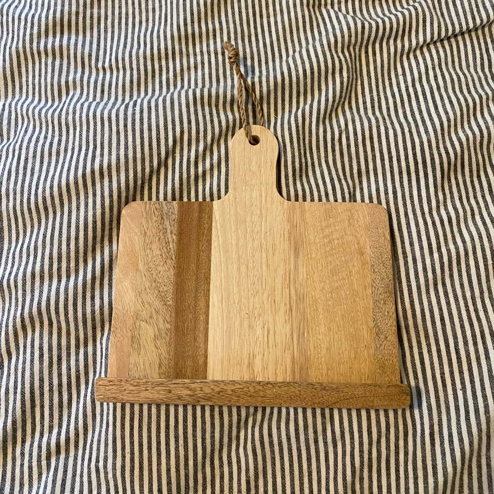 Recipe book holder